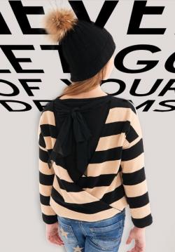 E.L.S.Y Girl Pullover gestreift 