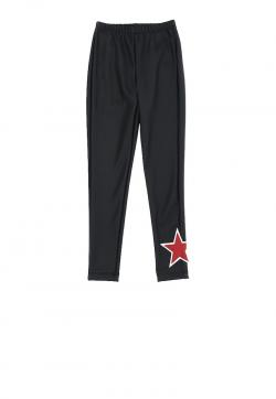 Monnalisa Leggings Kunstleder Stern
