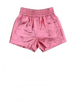 Monnalisa Shorts metallic pink