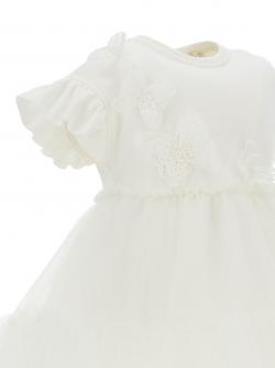 Monnalisa Tüllkleid Taufkleid Schmetterling 