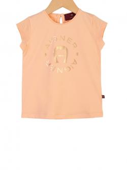 Aigner Kids Logo T-Shirt pinkorange k
