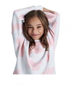 Hugo Boss Sweatshirt Mädchen weiß rosa