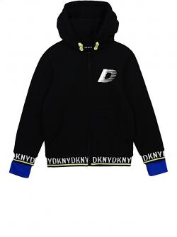 DKNY Sweatjacke Mädchen schwarz