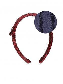 Monnalisa Haarreif Pailletten blau
