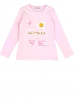 Monnalisa Longsleeve Blume rosa