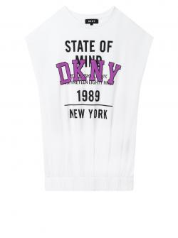DKNY Kleid Mädchen weiss