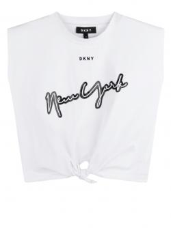 DKNY T-Shirt Girl weiss