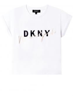 DKNY T-Shirt Mädchen weiss