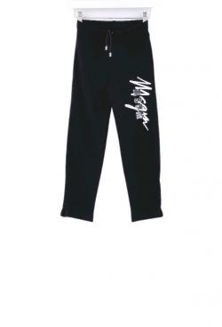 MSGM Kids Jogger Logo-Print schwarz