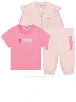 Hugo Boss Jogginganzug, Geschenkset Baby Mädchen