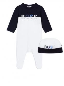 Hugo Boss Geschenkset Baby Jungen, Strampler