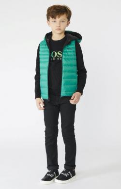 Hugo Boss Strick Pullover Jungen schwarz 