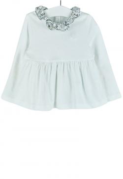 Il Gufo Longsleeve milk/blau
