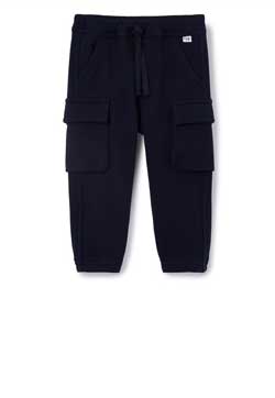 Il Gufo Sweatpants dunkelblau cargo