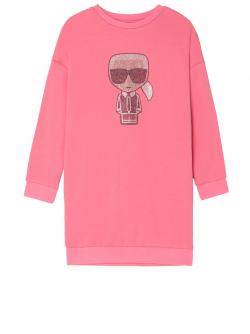 Karl Lagerfeld Sweatkleid Mädchen rosa