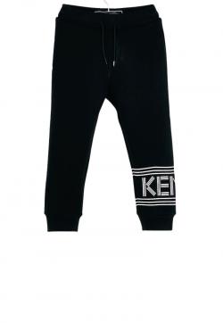 Kenzo Kids Sweatpants Logo-Print schwarz