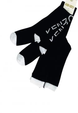 Kenzo Strumpfhose schwarz/weiss