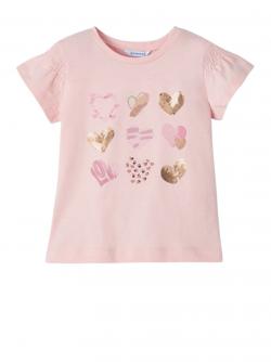 Mayoral T-Shirt Herzen rosa
