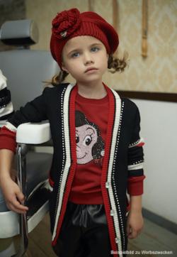 Monnalisa Sweatshirt Olivia rot 