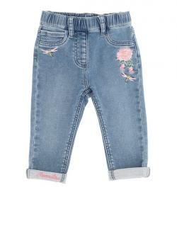 Monnalisa Jeans Blumen