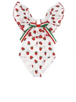 Monnalisa Badeanzug Erdbeeren