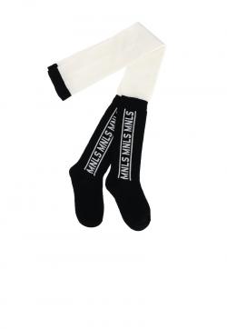 Monnalisa Strumpfhose schwarz/weiss
