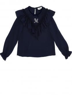 Monnalisa Bluse dunkelblau