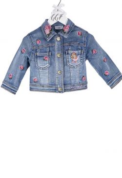 Monnalisa Jeansjacke Bärchen