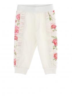 Monnalisa Sweatpants Volants milk 