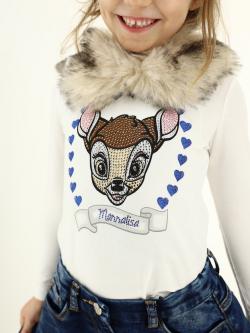 Monnalisa Longsleeve Mädchen Bambi