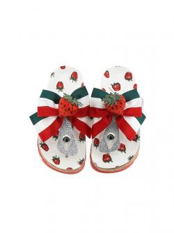 Monnalisa Sandalen Erdbeere