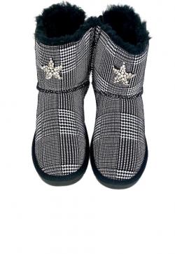 Monnalisa Stiefel Boots Karo für Mädchen