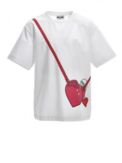 Moschino T-Shirt Mädchen Taschenmotiv