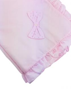 Patachou Babydecke Taufdecke rosa