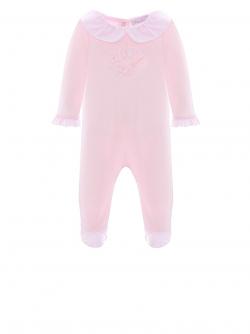 Patachou Strampler Schmetterlinge Strass rosa