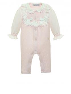 Patachou Strampler Volants Schleifen