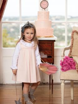 Patachou Trägerkleid mit Schleifen perlrosa