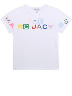 Marc Jacobs T-Shirt Mädchen Logo weiß