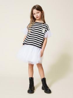 Twinset Kleid gestreift