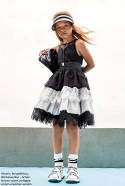 Twinset Kleid Spitze schwarz/weiß