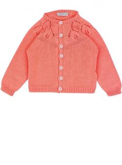 Wedoble Cardigan, Strickjacke lachs