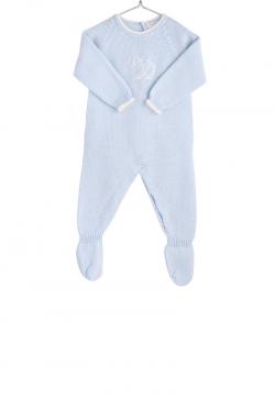 Wedoble Strickstrampler hellblau