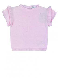 Wedoble Strick Top, Sweater rosa